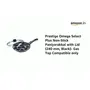 Prestige Omega Select Plus Non-Stick Paniyarakkal with Lid (240 mm Black)- Gas Top Compatible only, 2 image