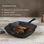 Wonderchef Forza Cast-Iron Grill Pan Pre-Seasoned Cookware Induction Friendly 26cm 3.8mm, 5 image