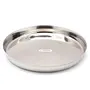 Coconut Stainless Steel Heavy Guage (22 Guage) Dinner Plate/Thali - 2 Quantity - Diamater - 10 Inch Each Plate, 3 image