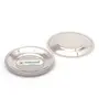 Coconut Stainless Steel Glass Lid/Glass Cover/Ciba - Set of 12 Pieces - Diamater - 9.7 cm Each, 4 image
