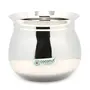 Coconut Stainless Steel Kanchi Handi/Cookware (Without Handle & Lid) - 1 Unit - Capacity -2000ML, 2 image