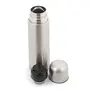 Coconut Stainless Steel Lava Thermos Steel Flip Lock Vacuum Flask - 1000 ML (Food Grade 304) - Silver, 8 image