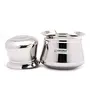 Coconut Stainless Steel - Cookware/Temple Handi - Set of 3 - Capacity - 600/750 & 1500 ML - Diameter - 4.25 5 & 5.5 Inches, 2 image