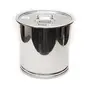 Coconut Stainless Steel Drum/Grain Storage Container with Lid - Dimension - 29.5Cms - Capacity - 10 Kgs, 3 image