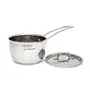 Coconut Triply Saucepan with Lid - 1 Unit - Capacity - 1500 ML - Triply Layer Sandwich Bottom - Gas and Induction Compactible, 2 image