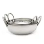 Coconut Stainless Steel Heavy Guage 18 Table Kadai (Without Lid) Cookware - Set of 3-300ML/400ML/600ML, 2 image