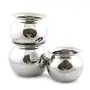 Coconut Stainless Steel Balloon/Containers/Handi - Set of 3 Qty (5000ML7000ML & 9000ML)