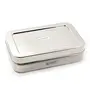 Coconut Stainless Steel Rectangle Masala Box / Spice Container/ Dry Fruit Box / Masala Box Stainless Steel Lids with 6 Bowls - 150ML Diamater - 24 Cm, 4 image