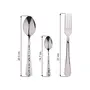 Bergner Eiffel 304 Grade 18/10 Stainless Steel - 18 Pcs Cutlery Set (Contains: 6 Table Fork 6 Table Spoon 6 Tea Spoon), 3 image
