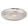 Coconut Stainless Steel Oval Hunger (Heavy Guage) Thali Dinner Set Having One Plate & 4 Bowls(200ML Capacity) - 5Pc (Thali Length- 42.5Cms & Height 31Cms), 4 image