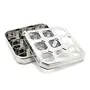 Coconut Stainless Steel Ultimate Masala Box -Square Cubic See thru Lid - Spice box - Condiment box - 9 partition Diamater - 25 CM Capacity - 150 ML Each Containers, 3 image