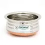Coconut Stainless Steel & Copper Bottom Marvel Mini Handi (Without Handle & Lid) 3 Piece Set (Capacity - 150ML 250ML & 350ML), 3 image