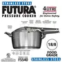 Hawkins Futura Stainless Steel Induction Compatible Pressure Cooker 4 Litre Silver (FSS40), 3 image