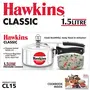 Hawkins Classic CL15 1.5-Liter New Improved Aluminum Pressure Cooker Small Silver & Hawkins Stainless Steel Pressure Cooker 2 Litres Silver, 3 image