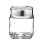 Treo by Milton Cube Storage Glass Jar 580 ml 1 Piece Transparent, 2 image