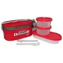 Milton Double Decker Lunch Box- Red, 2 image
