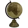 12.7" Green Unique Antiique Look Decorative Geography Rotating Earth Ocean Desktop Table World Globe Home Decor By Globes Hub-Perfect for Home, Office & Classroom