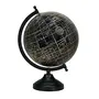 12.5" Rotating Desktop Globe Black Color Globe Table Decor Ocean Geographical Earth - Perfect for Home, Office & Classroom By Globes Hub
