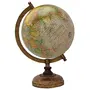 12.5" Rotating Desktop Globe World Earth Ocean Geography Globes Table Decor - Perfect for Home, Office & Classroom By Globes Hub