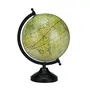 8" Paris Green Educational, Antique Globe with Black Matt Arc and Base , World Globe , Home Decor , Office Decor , Gift Item By Globes Hub