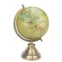8" Crayon Multicolour Educational, Antique Globe with Brass Antique Arc and Base , World Globe , Home Decor , Office Decor , Gift Item By Globes Hub