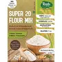 Healthy Flour Mix (300 GMS) - Gluten Free Vegan & Multigrain High Protein Atta - with Blend of Grains Oats Cereals & Seeds, 3 image
