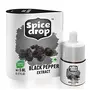 Black Pepper (Kali Mirch) Natural Spice Extract For Food and Beverages | Authentic Taste and Aromatic Flavor | 5ml (180 Drops equivalent to 40 grams powder)