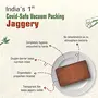 green Vacuum Packed Jaggery 1 Kg | No Colour No Preservatives Chemical Free No Sulphur No Fertilizers GMO Fat Free, 3 image