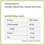 green Almonds & Cashew Nuts Caramel Brittle - Badam Kaju Chikki - Energy Bar 200g, 6 image
