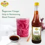 green Natural Sugarcane Vinegar Sirka with Mother for Cooking Pickles Organic Natural Raw Real Pure Sugar Cane Ganne Ka Vinegar Sirka Unrefined Not Concentrate 650ml, 5 image