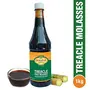 Speciality Natural Liquid Jaggery Sugarcane Treacle Molasses Cane Syrup Unsulphured with Free Gur Chana No Added Sugar Sulphur Free No Chemical Preservatives Colors 2Kg (2x1000g + Gur chana), 3 image