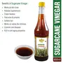 green Natural Sugarcane Vinegar Sirka with Mother for Cooking Pickles Organic Natural Raw Real Pure Sugar Cane Ganne Ka Vinegar Sirka Unrefined Not Concentrate 650ml, 4 image