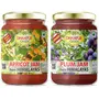 Speciality Mixed Fruits Jam Apricot Jam Plum Jam No Added Color & Preservatives with Fresh Fruits of Himalayas and Sugar Cane Juice No Added Sugar Sugar Free Jam 600grams, 2 image