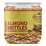 Speciality Gur Chana Gur Saunf Almonds Dry Fruits Brittle and Cashews Dry Fruits Brittle Pet Jar Diwali Snacks Gift Box 850grams, 4 image