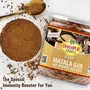 Speciality Gur Chana Gur Saunf Masala Gur Chai and Organic Jaggery Powder Pet Jar Diwali Gift Box 950grams, 3 image