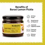 Barosi Lemon Pickle 350 gm, Authentic, Traditional & Handcrafted, Sustainable Glass packaging, 6 image