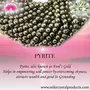 Natural Pyrite Bracelet 8mm for Reiki Healing and Vastu Correction Protection Concentration Spirituality and Increasing Creativity, 4 image