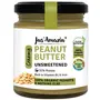 Jus Amazin Creamy Organic Peanut Butter - Unsweetened (200g) | 31% Protein | Clean Nutrition | Single Ingredient - 100% Organic Peanuts | Zero Additives | Vegan & Dairy Free
