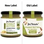 Jus Amazin Creamy Organic Peanut Butter - Unsweetened (200g) | 31% Protein | Clean Nutrition | Single Ingredient - 100% Organic Peanuts | Zero Additives | Vegan & Dairy Free, 3 image