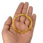 Natural Yellow Jasper Bracelet Crystal Stone 6mm Beads Bracelet Round Shape for Reiki Healing and Crystal Healing Stone (Color : Yellow), 2 image