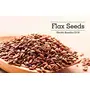 Organo Nutri Roasted Flax Seeds, Unsalted (900 G) Alsi For Eating, Premium Roast, 3 image