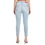 Lorem Ginzo Women's Slim fit jeans  Ankle length High Waist Light Blue Jeans, 2 image