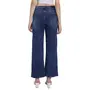 Lorem Ginzo Women's Blue Wide leg Jeans - High Waisted Jeans for Women, 2 image