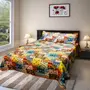 Reversible Quilted Bed Cover with Pillow Covers