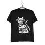 Aaramkhor time spent with cat is never wasted - Cat word art The classics  Cats Pop Culture 10  Cotton T-shirt for Women