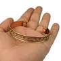 Mix Metal Adjustable Copper Kada Copper Bracelet free size Kada for Men and Women Pack of 1 pc (Color : Copper & Silver), 3 image