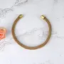 Mix Metal Adjustable Kada / Copper Bracelet Copper Kada for Men and Women Pack of 1 pc (Color : Copper & Silver), 4 image