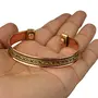 Mix Metal free size Adjustable Copper Bracelet Hand Kada for Men and Women Pack of 1 pc (Color : Copper & Silver), 3 image