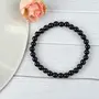 Black Onyx Bracelet Natural Crystal Stone 6 mm Beads Bracelet Round Shape for Reiki Healing and Crystal Healing Stone (Color : Black), 12 image