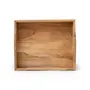 Mango Wood Serving Trays, 12 x 10 x 3 Inch, Brown, 3 image